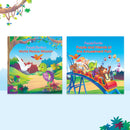 Story Books for Kids (Set of 2 Books) World Peace Mission, Friends at The Amusement Park