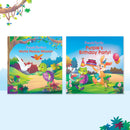 Story Books for Kids (Set of 2 Books) World Peace Mission, Purple's Birthday Party