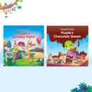 Story Books for Kids (Set of 2 Books) Purple's Chocolaty DreamPurple's Birthday Party