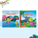 Story Books for Kids (Set of 2 Books) Purple walter save the trees, Purple Meets Freddy at the Lily Pad