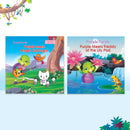 Story Books for Kids (Set of 2 Books) Purple Meets Freddy at the Lily Pad, Purple Turtle Meets Angel Cat Sugar