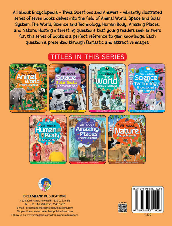 Nature Encyclopedia for Children Age 5 - 15 Years- All About Trivia Questions and Answers : Reference Children Book by Dreamland Publications