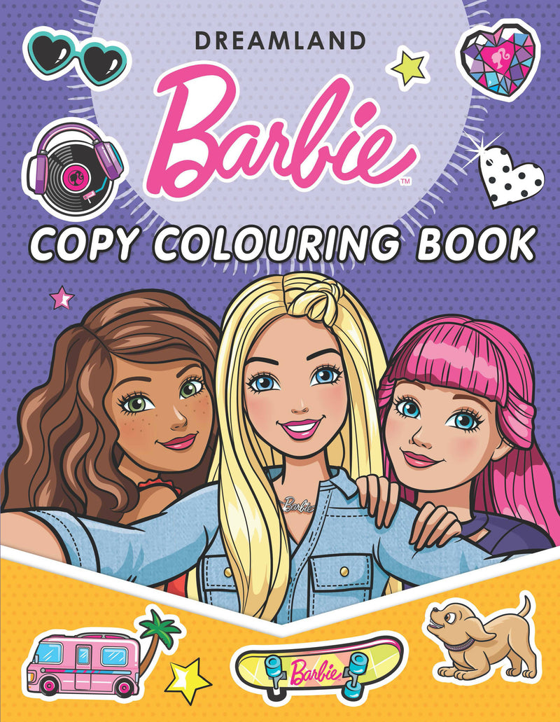 Barbie Copy Colouring Book : Drawing, Painting & Colouring Children Book By Dreamland Publications