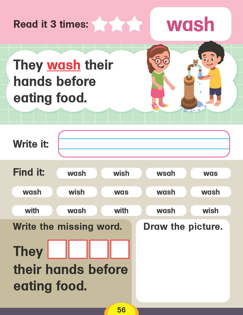 Dolch Sight Words Level 4- Simple Words and Activities for Beginner Readers : Early Learning Children Book by Dreamland Publications