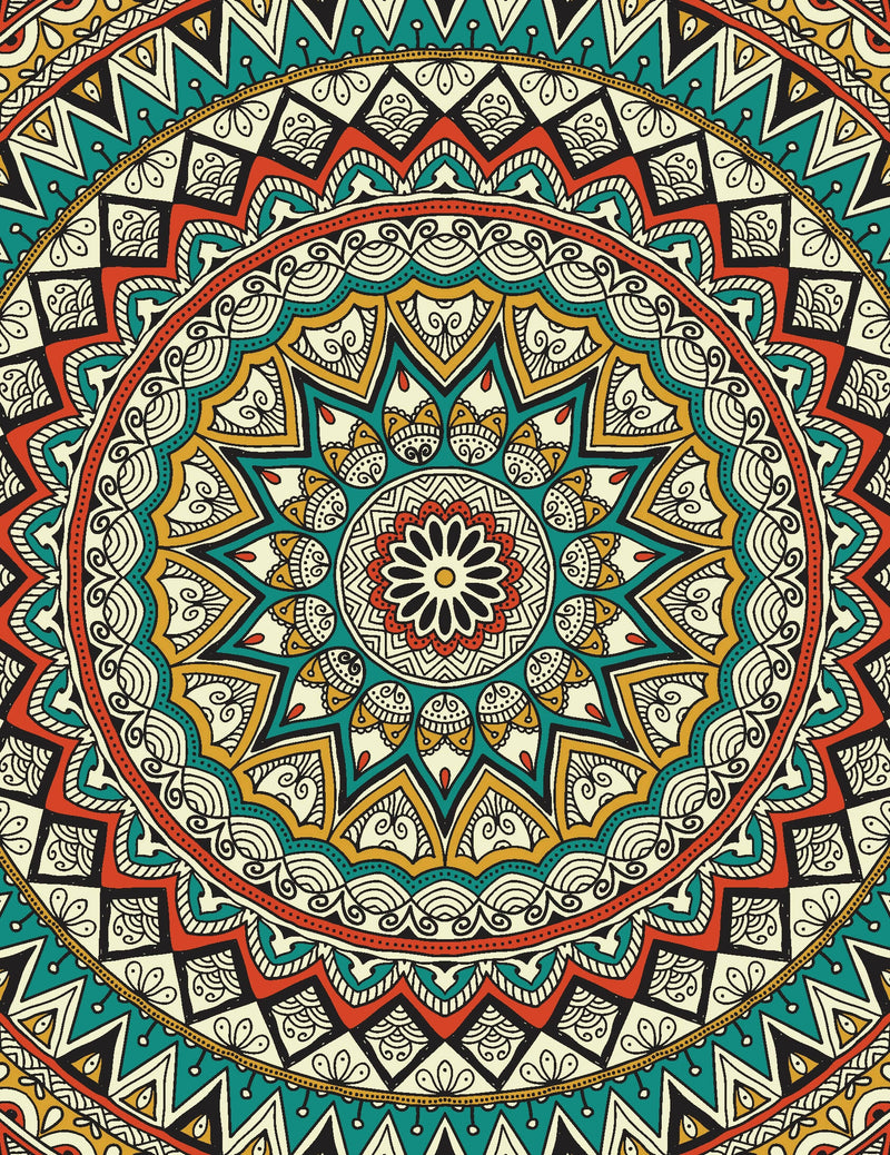  Refreshing Mandala - Colouring Book for Adults Part 1:  9789350897607: Publications, Dreamland: Books